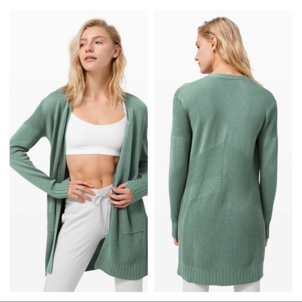 Sincerely Yours Wrap Sweater in Tidewater Teal